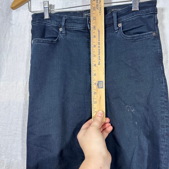 Banana Republic Devon Legging 28 LONG Faded Black Stretch Denim 28L - Picture 9 of 15